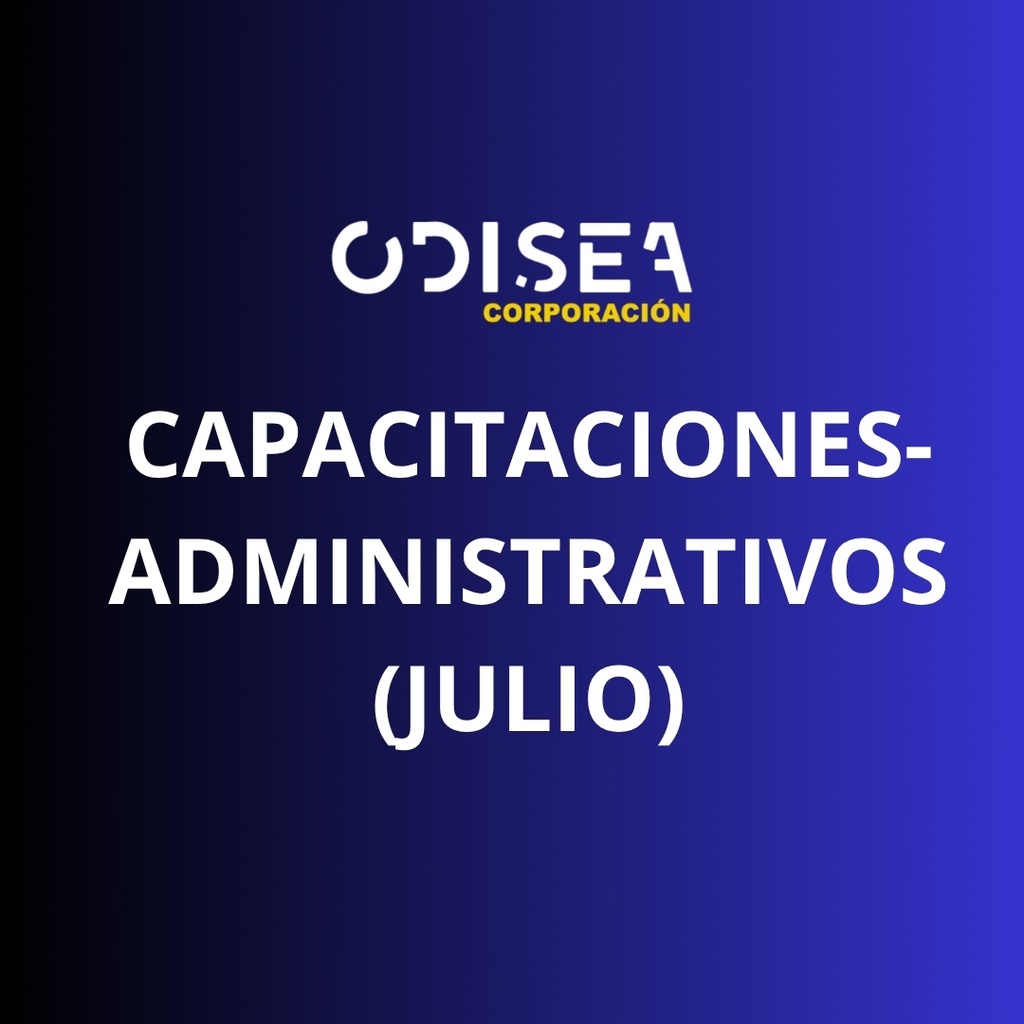 Capacitaciones de Julio- ADMINISTRATIVO